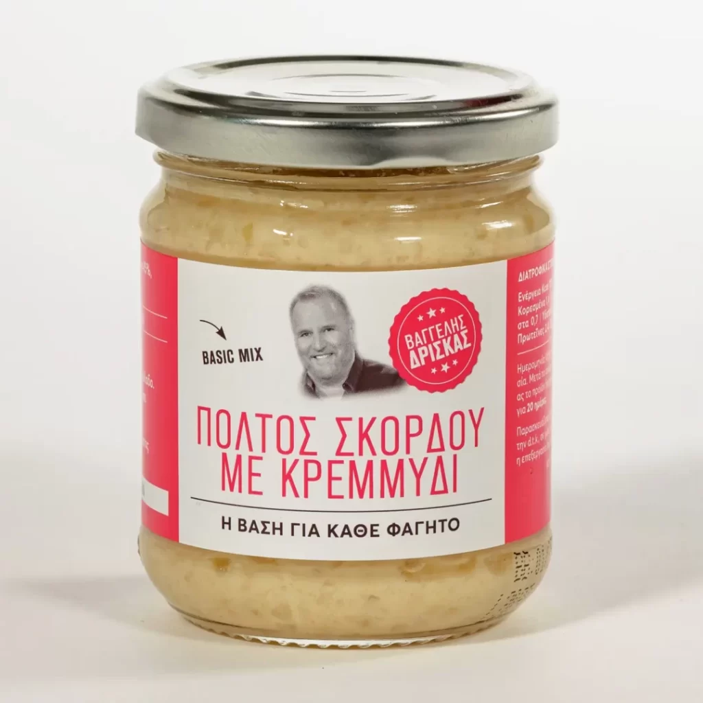 ΠΟΛΤΟΣ ΣΚΟΡΔΟΥ ΜΕ ΚΡΕΜΜΥΔΙ / BASIC MIX «ΒΑΓΓΕΛΗΣ ΔΡΙΣΚΑΣ»